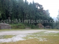 Dzongu football field beside forest